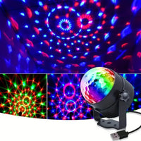 RGB Disco Ball Party Lights with Bluetooth Speaker