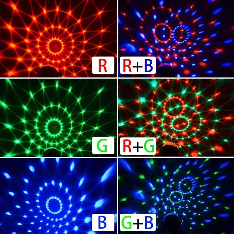 RGB Disco Ball Party Lights with Bluetooth Speaker