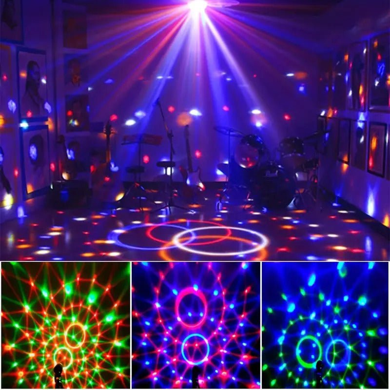 RGB Disco Ball Party Lights with Bluetooth Speaker