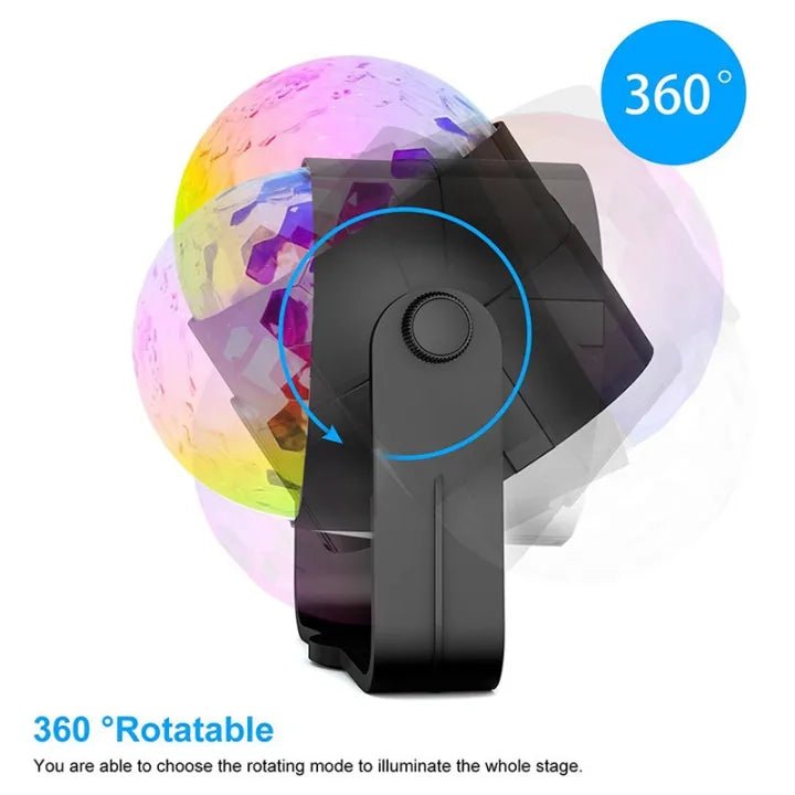 RGB Disco Ball Party Lights with Bluetooth Speaker