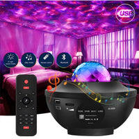 RGB Galaxy Projector Lamp with Bluetooth Speaker Night Light