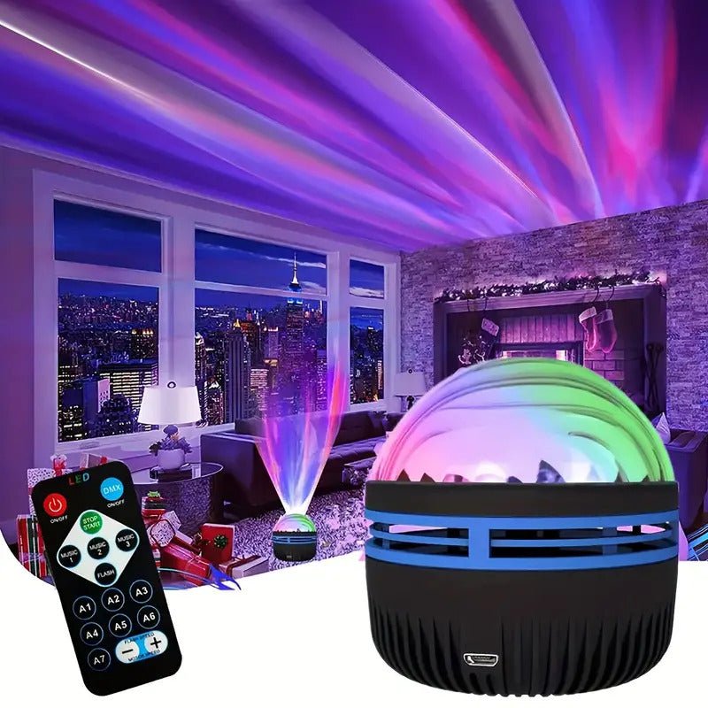 RGB Galaxy Projector Lamp with Bluetooth Speaker Night Light