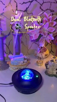 RGB Galaxy Projector Lamp with Bluetooth Speaker Night Light