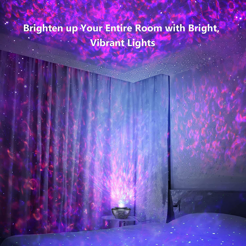 RGB Galaxy Projector Lamp with Bluetooth Speaker Night Light