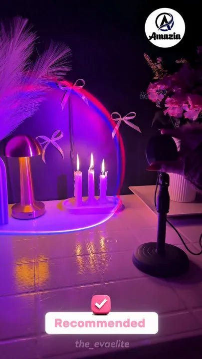 RGB Sunset Lamp Projector – 16-Color Night Light with Remote