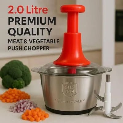 Stainless Steel Hand Push Chopper