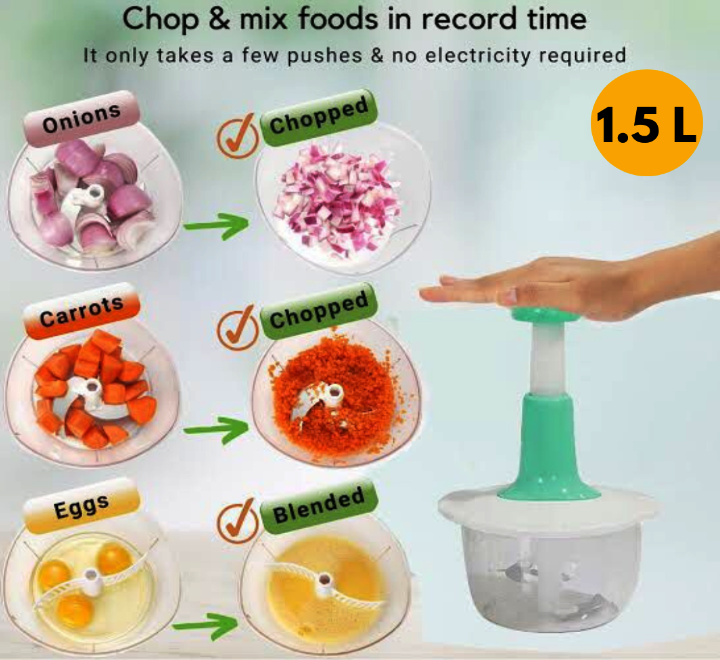 Stainless Steel Hand Push Chopper
