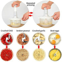Stainless Steel Hand Push Chopper